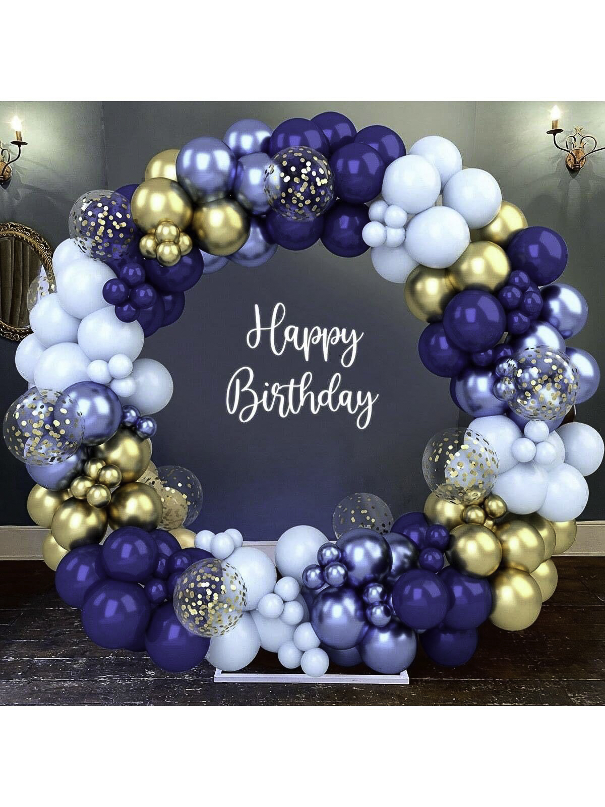 Happy birthday balloon decoration setup Noida