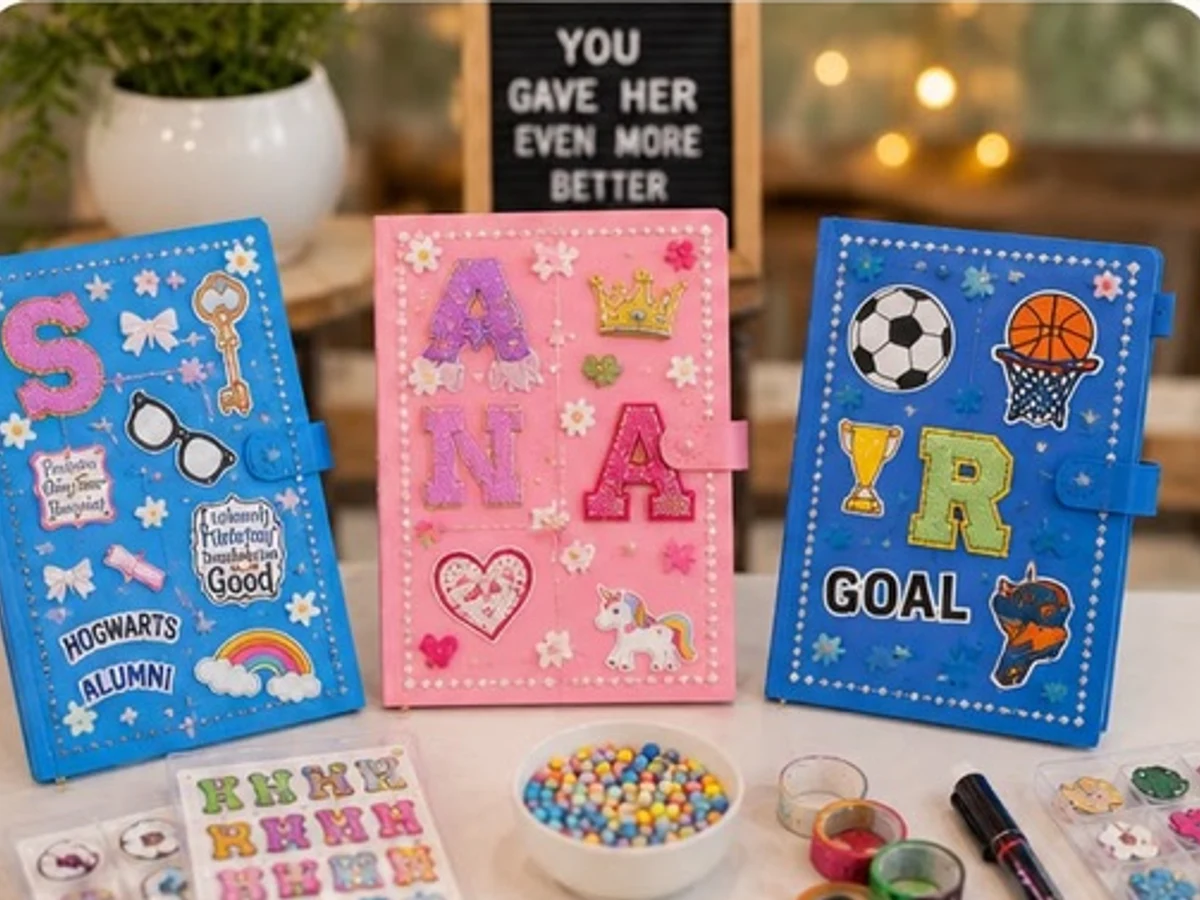 DIY Diary Making Workshop managed party activity in Delhi NCR