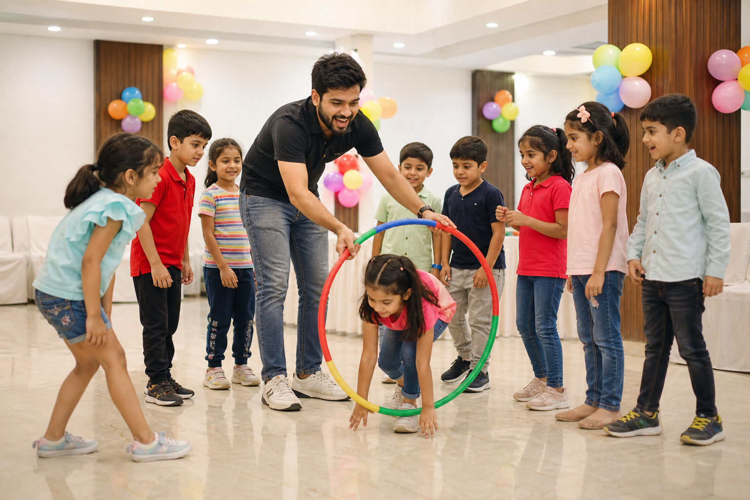 Kids Party Game Coordinator managed party activity in Delhi NCR