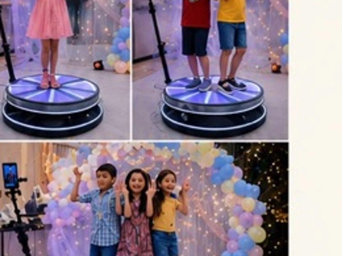 360° Selfie Point managed party activity in Delhi NCR