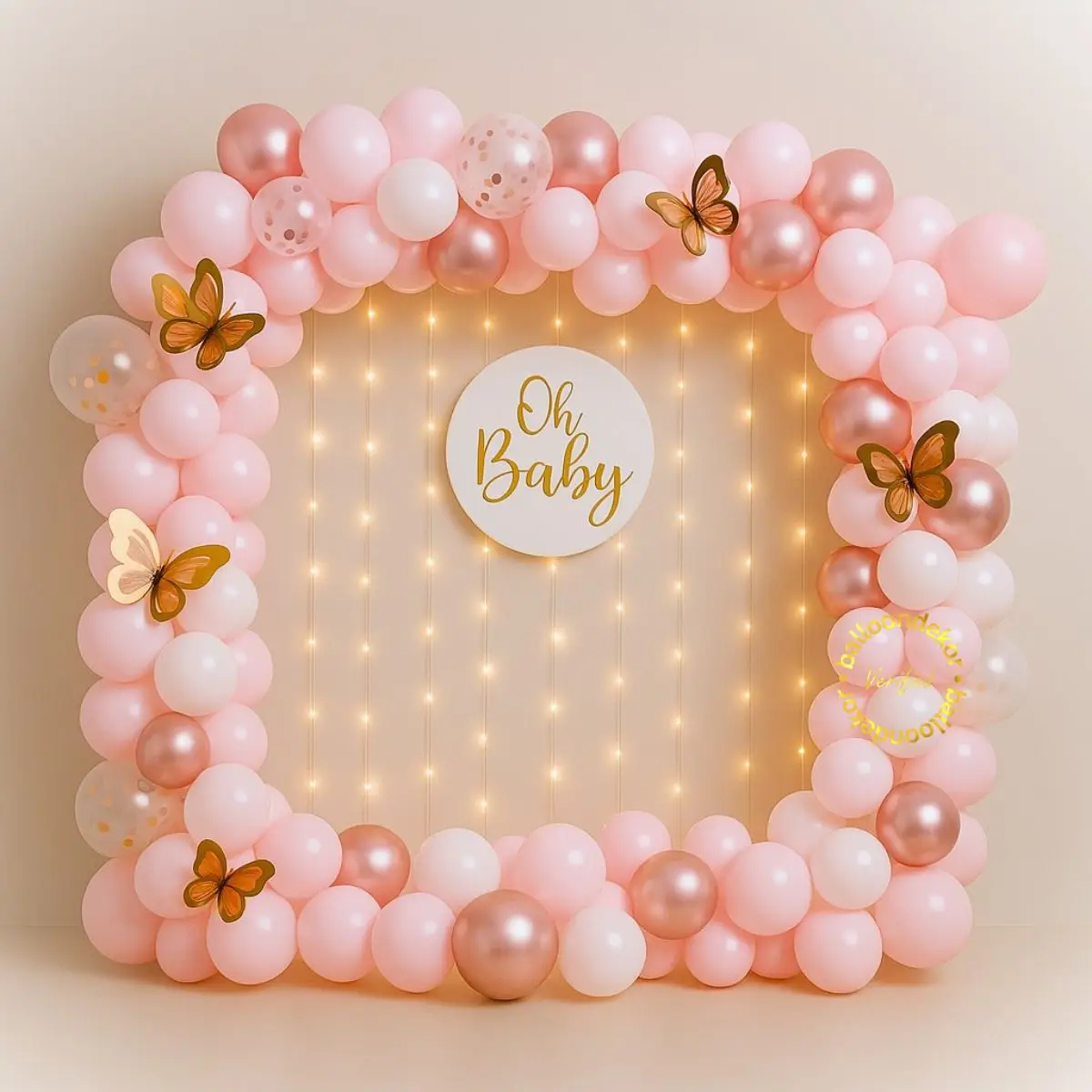 Blush Oh Baby Butterfly Frame