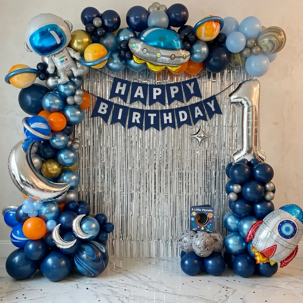 Cosmic Space Adventure Setup balloon decoration setup in Delhi NCR