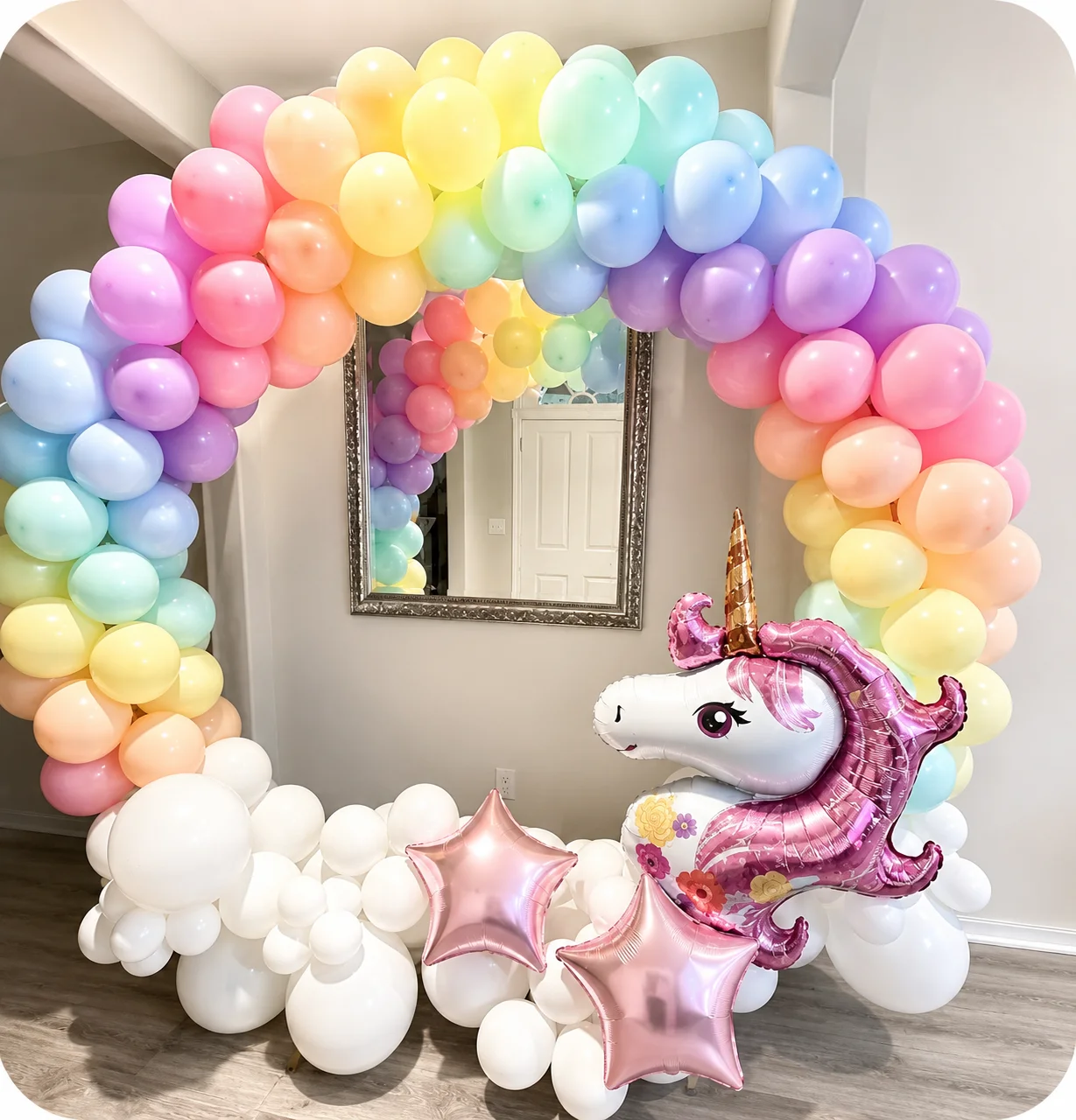 Rainbow Unicorn Luxe Ring Setup